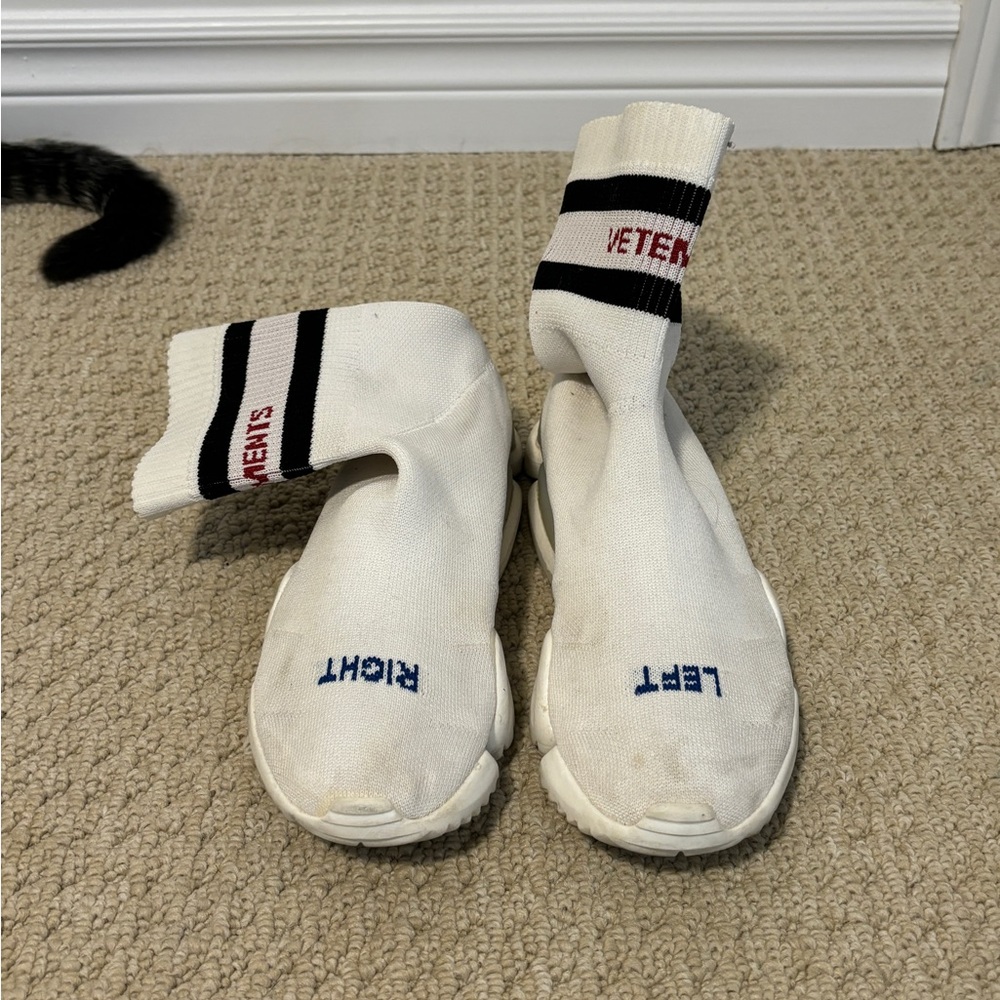 Vetements x Reebok cloth trainer